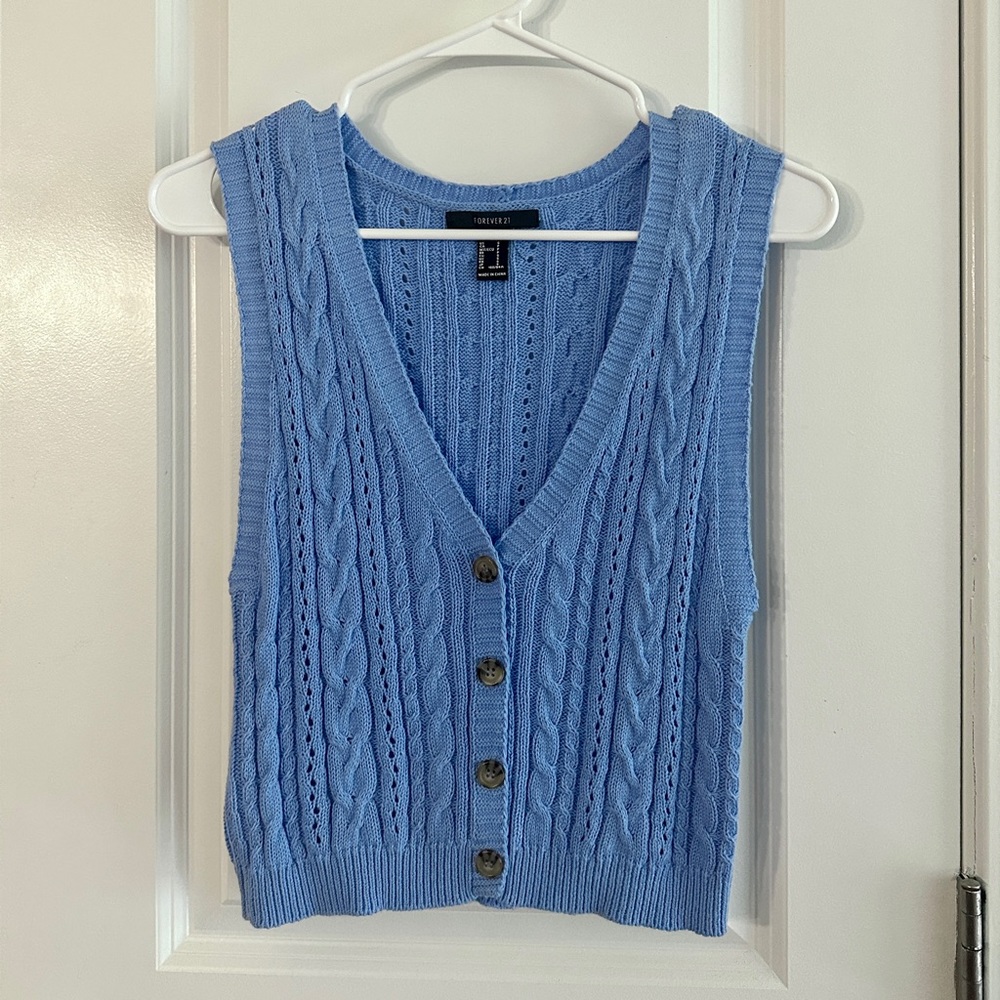 Forever 21 Button Down Sweater Vest